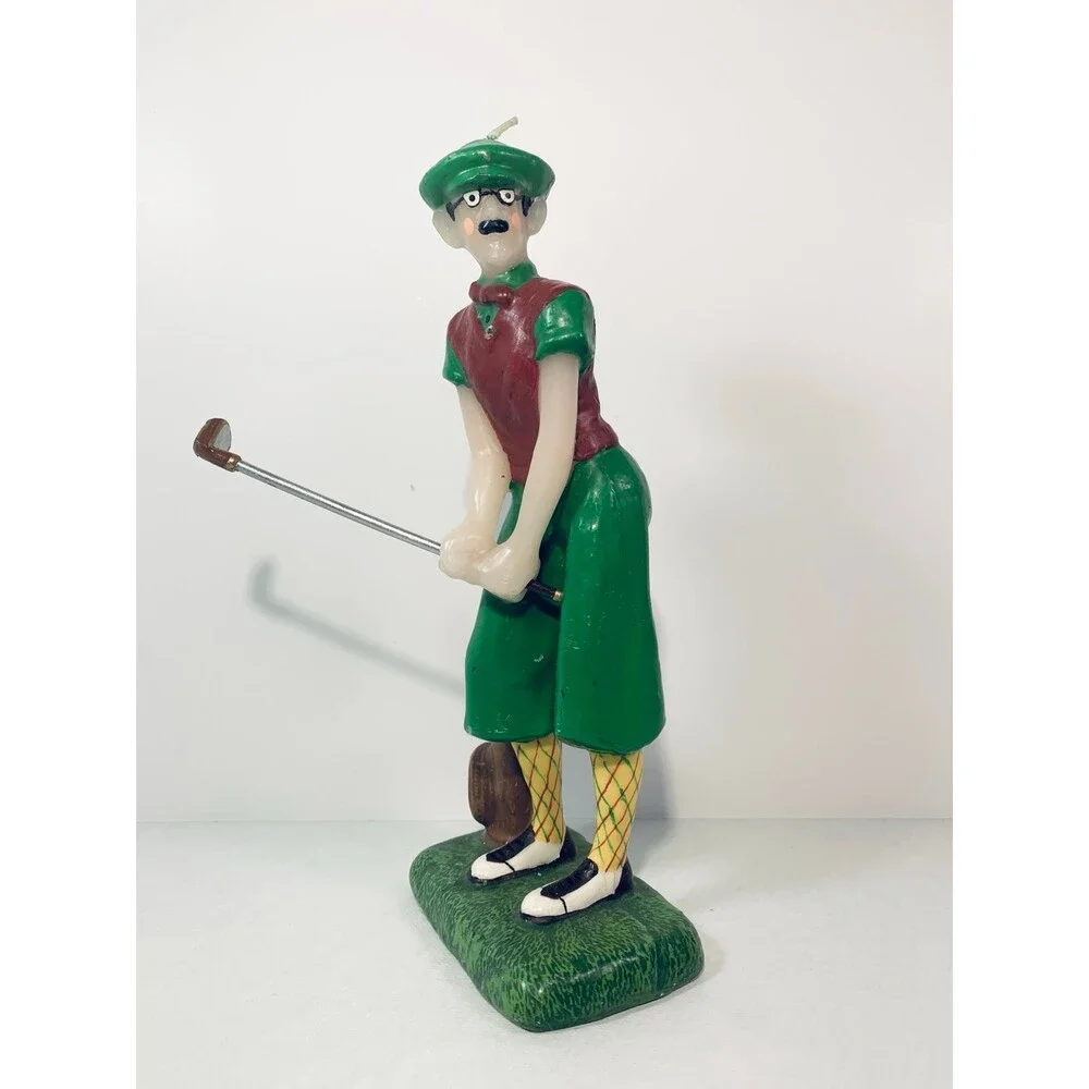 Golfer Candle 1920’s cake topper